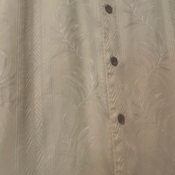 Tommy Bahama Cream Patterned Shirt - Picture 3 of 7
